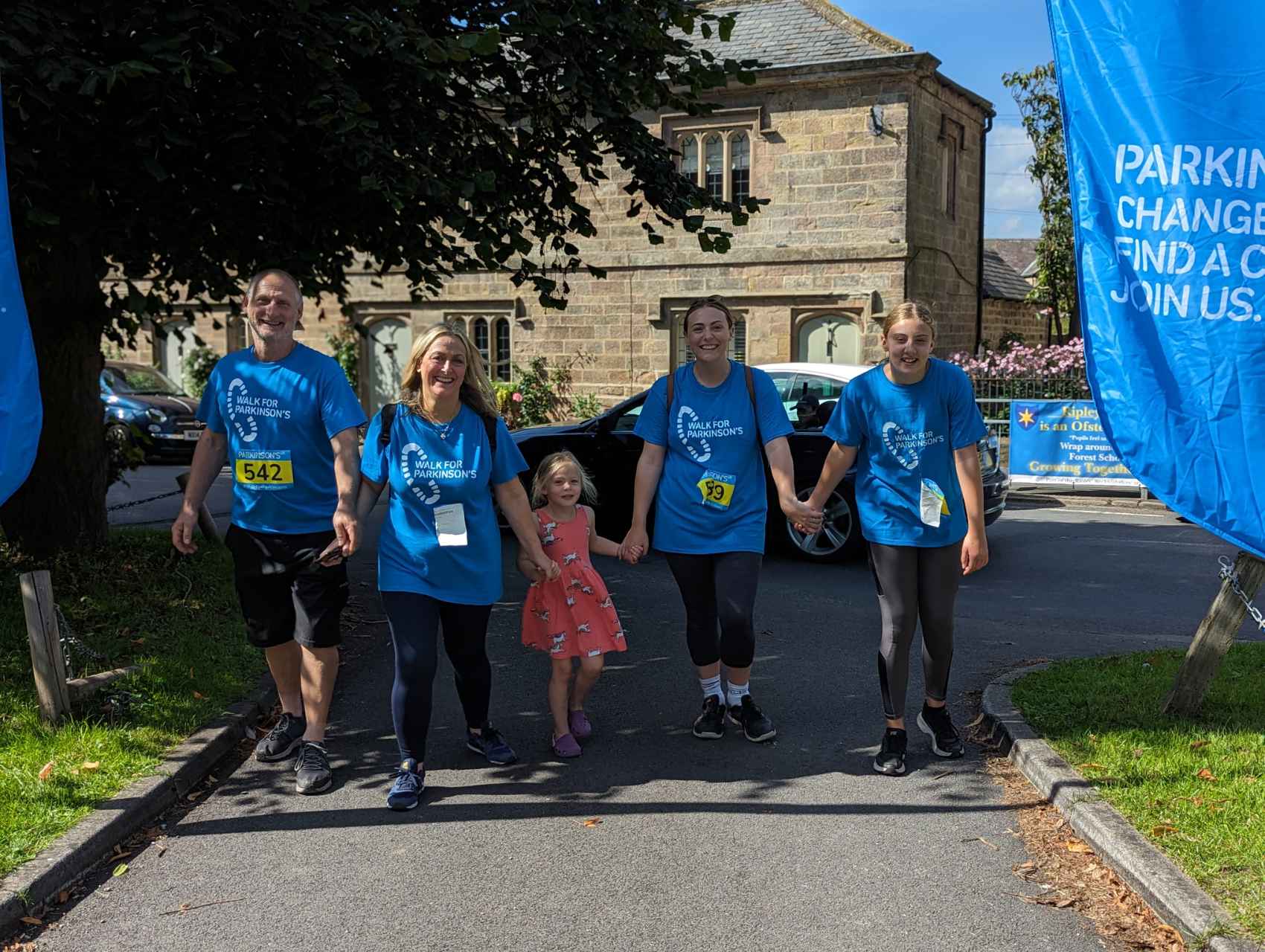 138 walkers took part in their local Walk for Parkinson’s event from the Star Club in Ripley on 3 September 2023