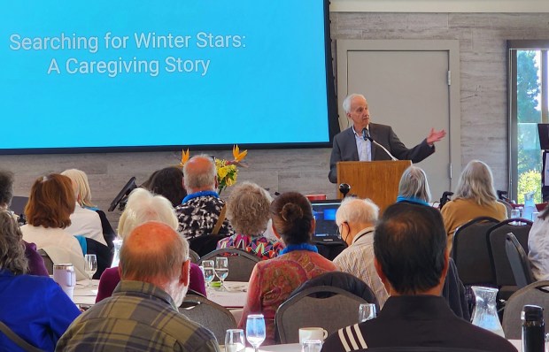 Bay Area author Dave Iverson spoke about his experiences as...