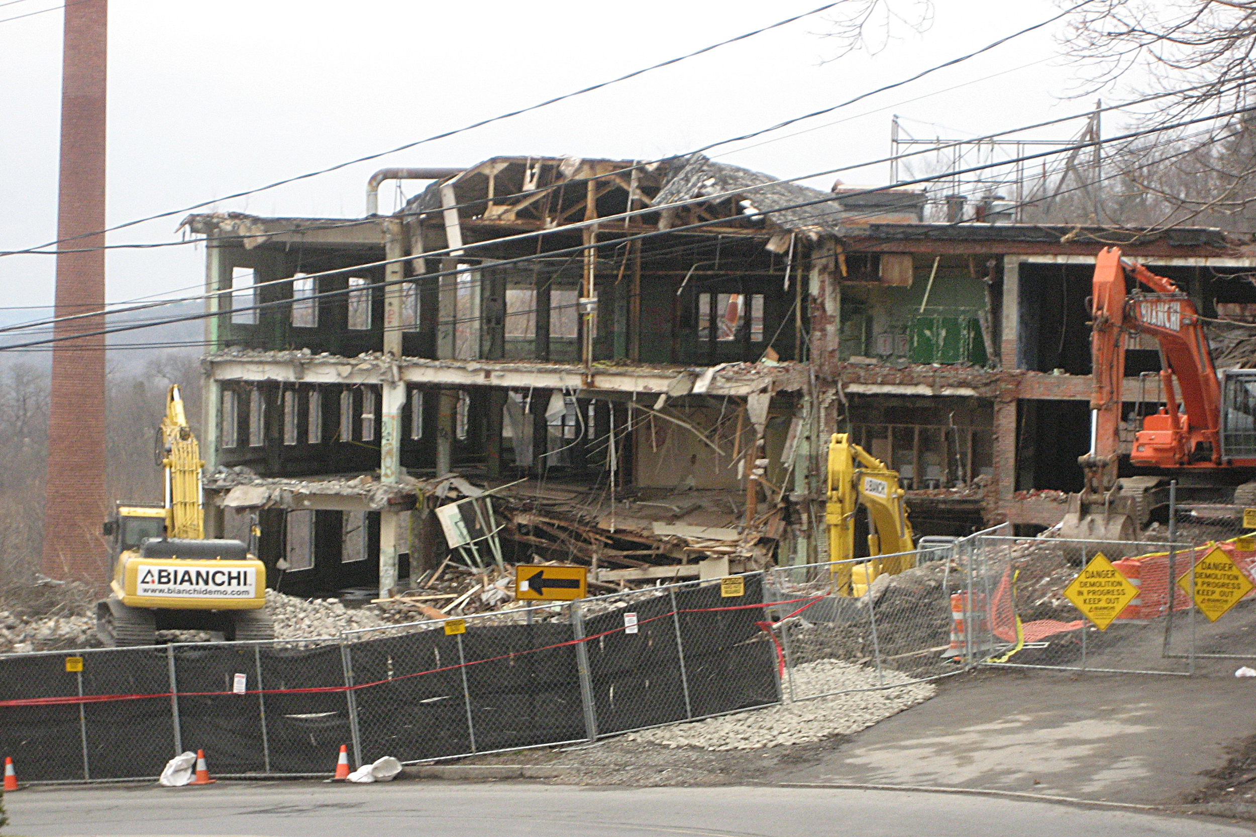 The former Ithaca Gun Factory, where for more than a century, the company manufactured firearms and munitions in a hillside factory near Cornell University and the city’s downtown, is poised for redevelopment. Credit: Walter Hang