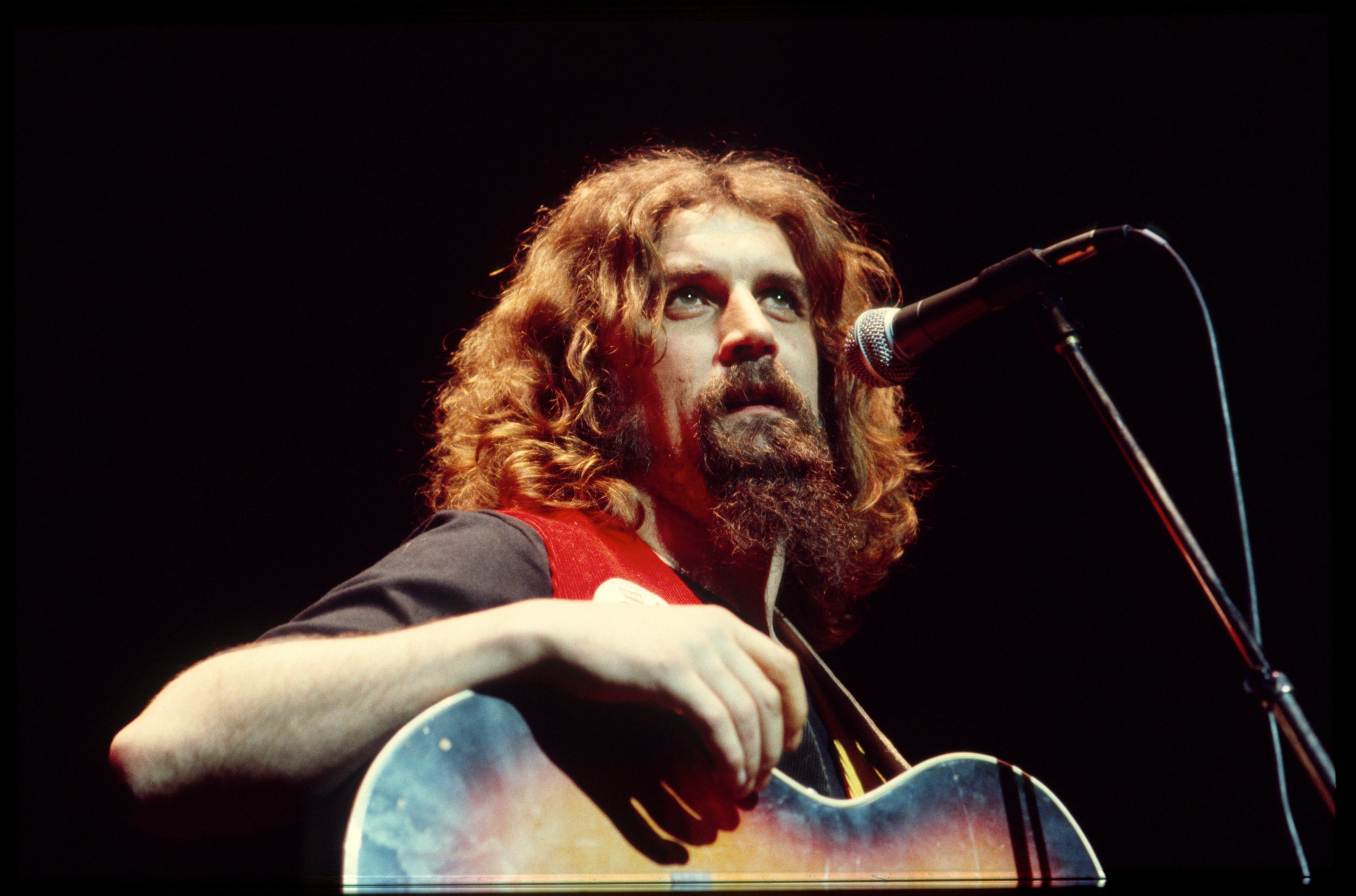 Billy Connolly performs on stage, United Kingdom, 06 April 1980