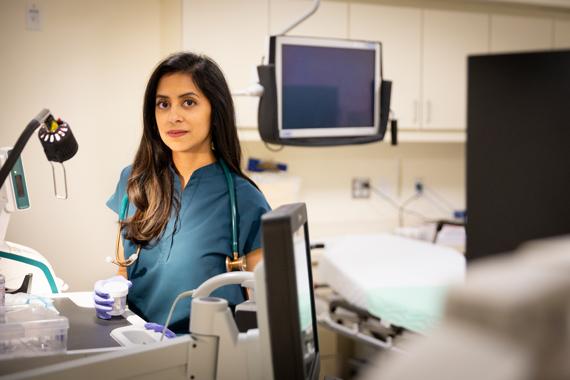 Trisha Pasricha in her lab.