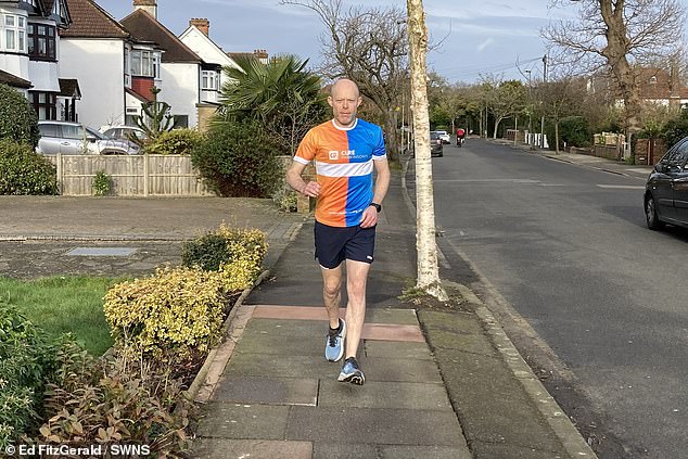 Determined to turn his diagnosis into something positive, he is now running the London Marathon in April for charity Cure Parkinson's