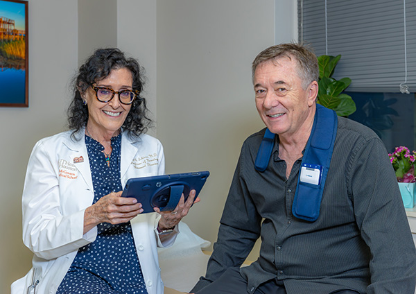 Dr Mya Schiess and Kevin Kelly