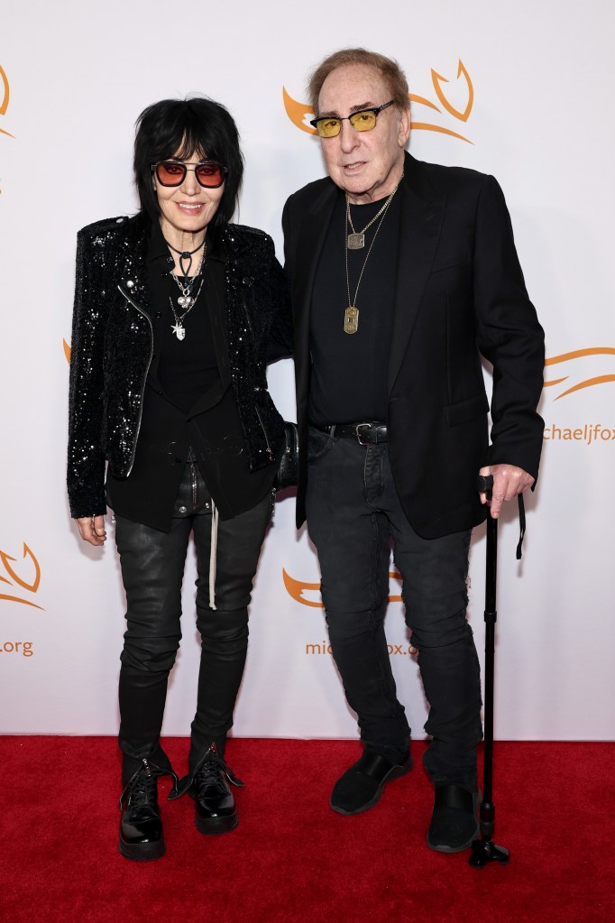 Joan Jett and Kenny Laguna attend the 2025 A Funny Thing Happened On The Way To Cure Parkinson's Gala