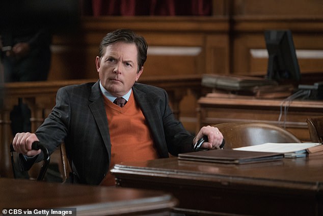 One of Fox's last roles was as Louis Canning in the 2012 season of 'The Good Wife,' pictured here