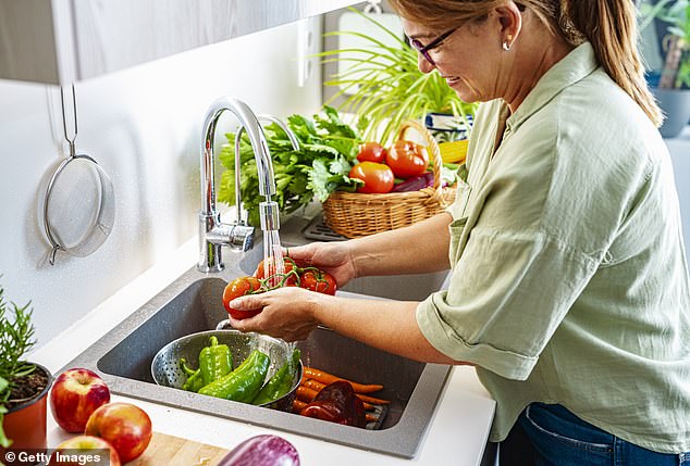 Regardless of whether you buy organic or conventional fruits and vegetables, wash them