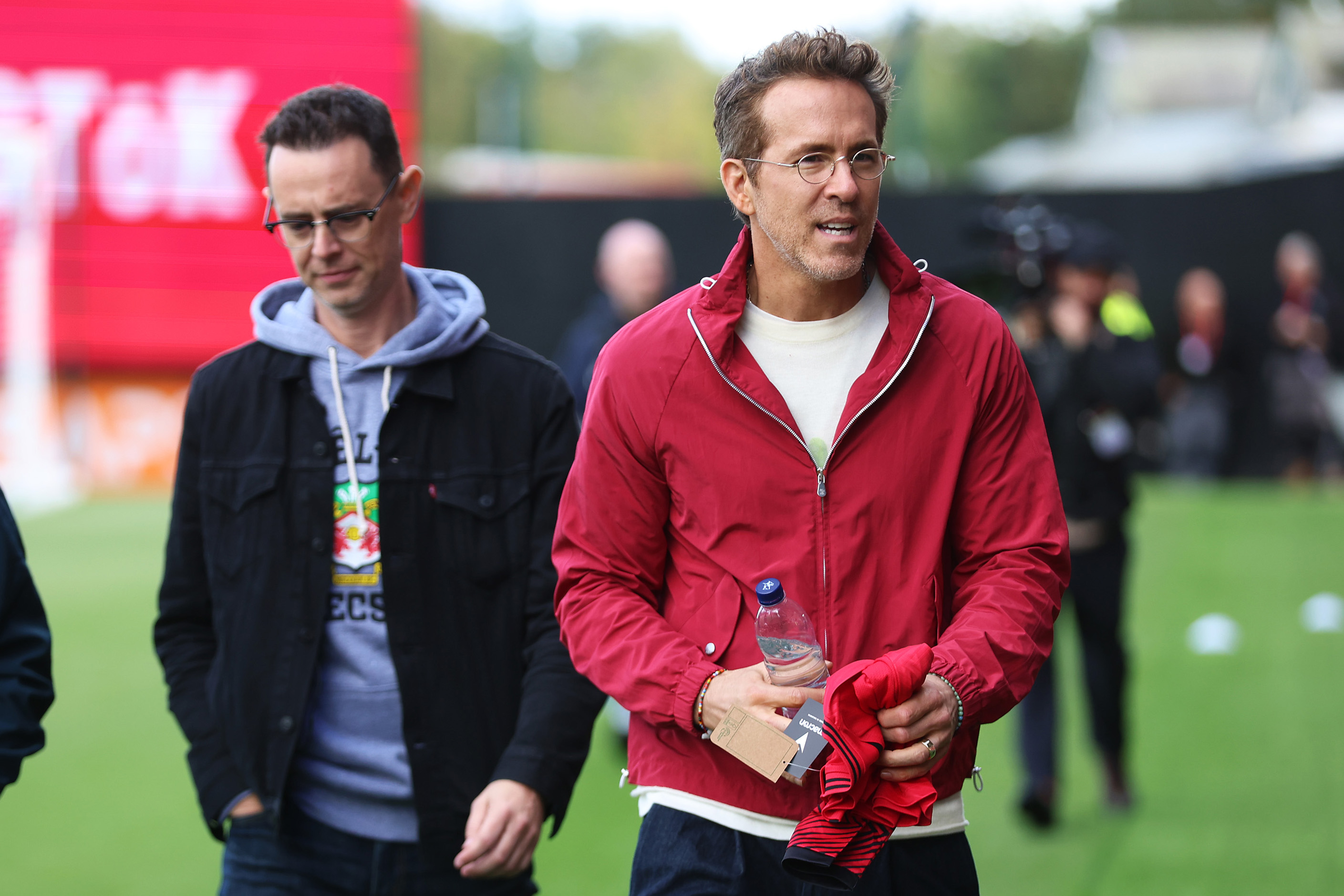 Ryan Reynolds was at the Racecourse Ground to watch Wrexham's third defeat of the season
