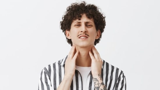 Sudden soft or low voice is one of the signs seen in young adults. (Picture credit: Freepik)