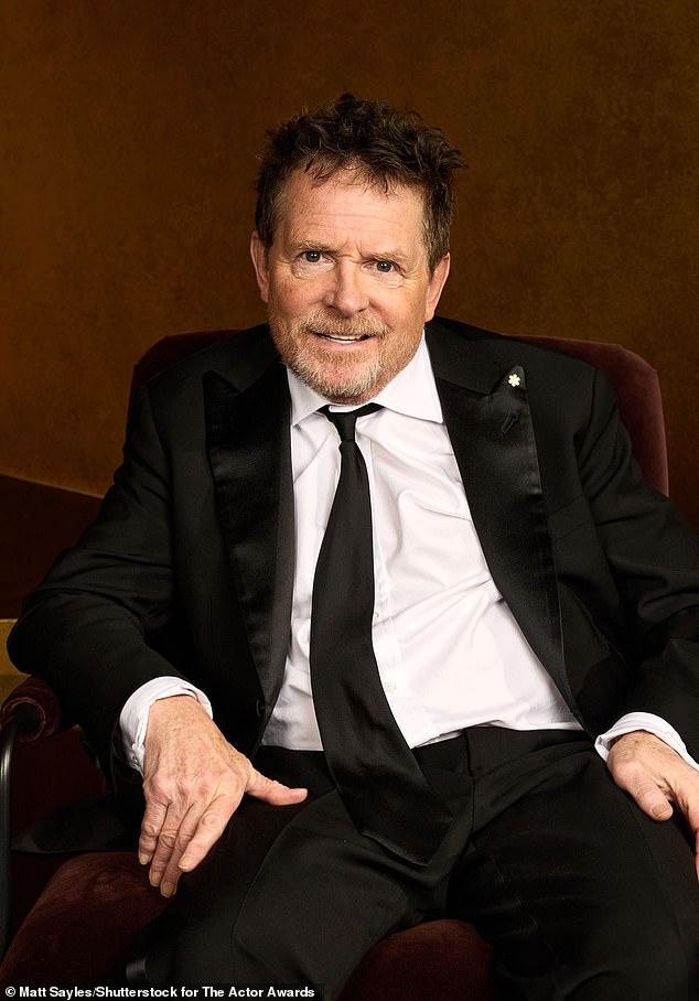 Michael J Fox (pictured above at the 32nd Annual Actor Awards earlier this month) was diagnosed with Parkinson's disease in 1991, revealing his diagnosis in 1998. In 2000, he founded the Michael J Fox Foundation to help fund Parkinson's research